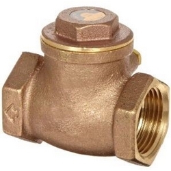 BRASS SWING CHECK VALVE 1-1/2"