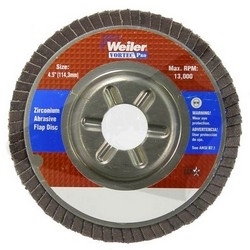 WOLV ANGLE FLAP DISC 4" 40G