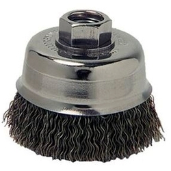 VP CUP BRUSH 4"DIA .020"WIRE