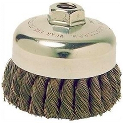 VP CUP BRUSH 3"DIA .020"WIRE