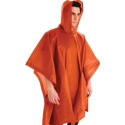 COGHLAN RAIN PONCHO ORANGE