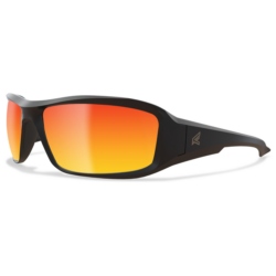 BRAZEAU SAFETY GLASSES BLK/RED