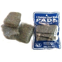WOOL PAD STAINLESS STEEL FINE
