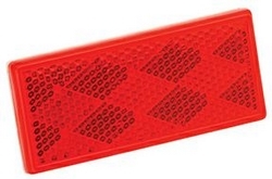 RECTANGULAR REFLECTOR RED (CO)