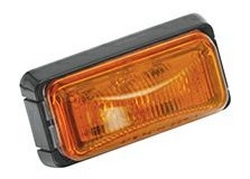 LED CLR/SIDELIGHT RECT AMB (CO)