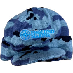 BASEBALL LOGO BILLED BEANIE CAMO