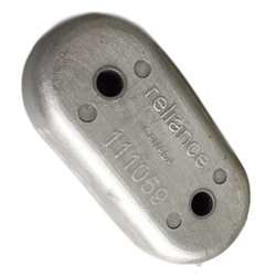 ANODE HAMILTON OVAL PLATE ZINC