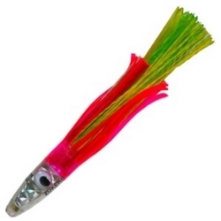 Zuker ZF2 Trolling Feather 6 1 3/4 oz Green And Yellow 