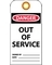 OUT OF SERVICE SAFETY TAG T102