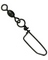 COASTLOCK SNAP SWIVEL BRASS