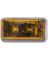 CLEARANCE LIGHT LED AMBER BLACK