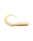 SWIRL TAIL WORM WHITE 4"