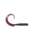SWIRL TAIL WORM PRP/BL GLTR 4"