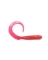 SWIRL TAIL WORM PINK/SLV GLTR 4"