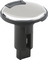 PLUG IN LIGHT BASE RND 2 PIN SS