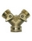 GARDEN HOSE SHUT OFF Y-VALVE