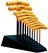 T-HANDLE HEX TIP SET SAE (10/PC)