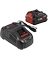 BATTERY & CHARGER KT CORE 18V 8A