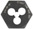 METRIC BLACK OXIDE HEX DIES