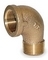 BRASS 90DEG STR ELBOW 1/4"