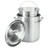 ALUMINUM COOKING POTS W/ BASKET