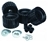 RIBBED ROLLER KIT BLACK