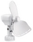 COMPACT FAN WHITE 12V 7"