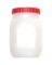 CRAB BAIT JAR WITH RED TOP 1-QUART