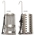 STAINLESS STEEL BAIT JARS WITH RUBBER AND HOOK