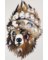 BEAR PAW W/FACE 18"x11.5"