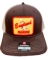 TRUCKER HAT 80TH PVC PATCH BR/KH