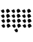 TAIL-TIP COVERS BLACK 25/PK (D)