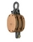 DOUBLE WOOD ROPE BLOCKS