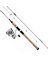 CROSSFIRE LIGHT TOUGH SPINNING COMBO 6'6" GRAPHITE ROD MEDIUM 2-PC
