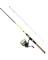 D-SHOCK TROUT COMBO W/BRAIDED LINE AND 2-PIECE ROD