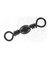 BARREL SWIVELS BLACK 1 (4/PK)