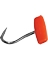 BONING HOOK ORANGE 3"x5/16"
