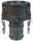 FEMALE CAMLOCK BY HOSE POLY 2"