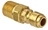 STRAIGHT Q-C MALE PLUGS - BRASS