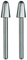 HIGH SPEED CUTTER 1/4" (2/PK)
