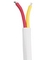 FLAT DUPLEX CABLE WH/RD/YL 10/2