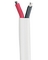FLAT DUPLEX CABLE WH/RD/BK 16/2