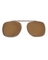 CLIPON SUNGLASS SQ BRN MD (CO)