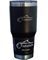 FISHOHOLIC TUMBLER W/LID BK 30oz