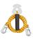 SKI/TUBE TOW HARNESS YL/OR 8'