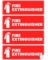 FIRE EXTINGUISHER (HORIZNTL) 4PK