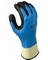 NITRILE/FOAM GLOVE BLK/BLUE M