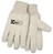 COTTON CANVAS GLOVE WHT 8oz L