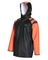 MEN'S BALDER 320 PVC HOODED JACKETS - ORANGE AND BLACK