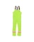 MEN'S FULL SHARE ANSI RAIN BIBS - HI-VIS YELLOW WITH REFLECTIVE TAPE